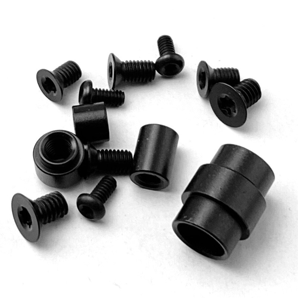Titanium Complete Hardware kit For Spyderco Paramilitary 2 PM2 - BLACK USA