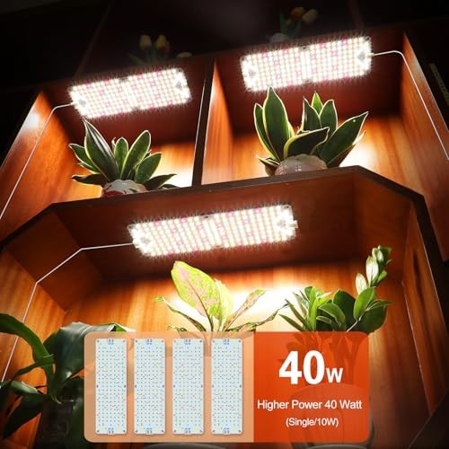 4Pack Panel Grow Lights for Indoor Plants, Seed Panel Grow Light(4Pack)