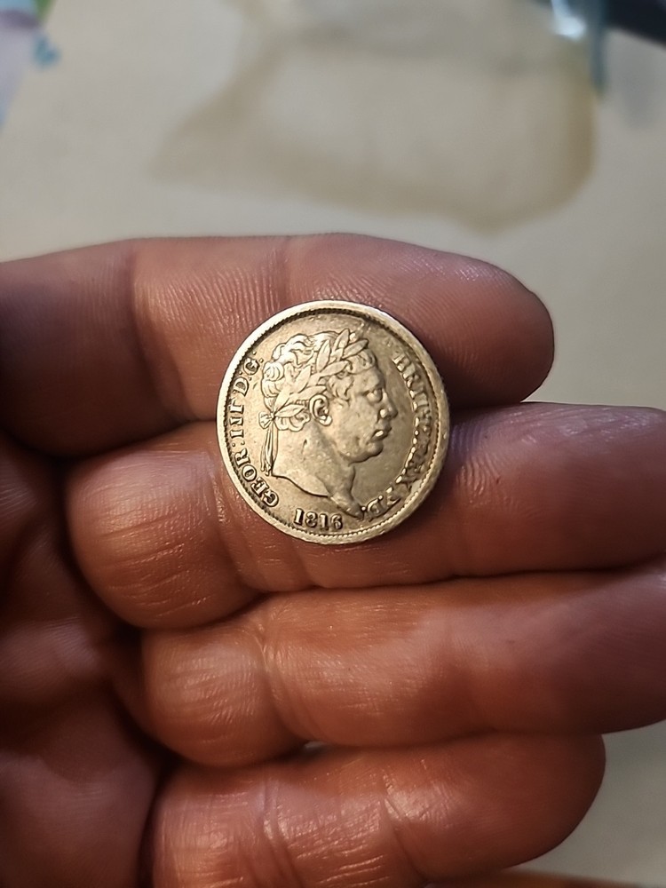1816 Great Britain 6 Pence silver, ***NICE***
