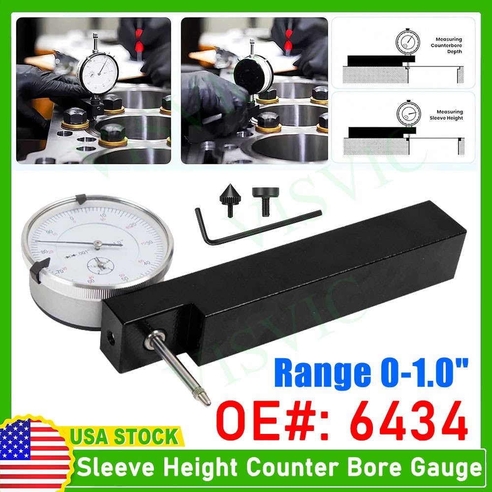 For Diesel Engines Cylinder Liner Protrusion Measurement Tool Dial Indicator√