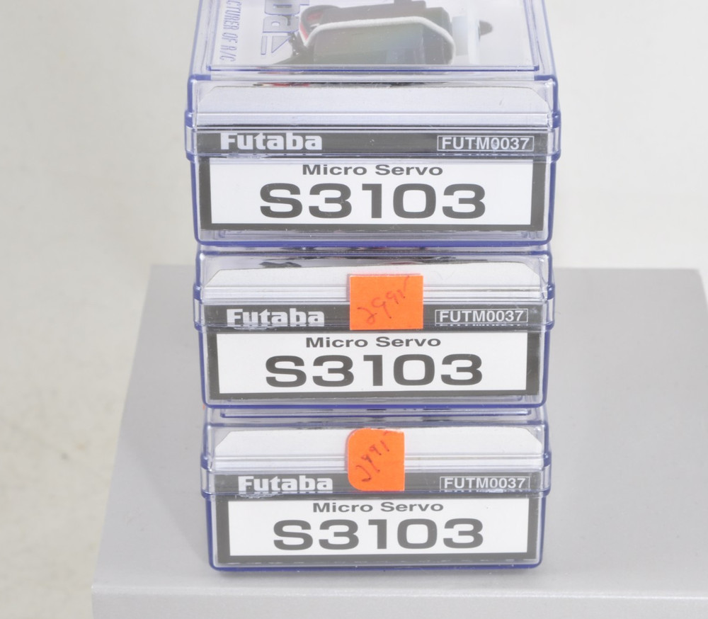 Futaba S3103 - Micro Mini Servo - New - Lot of 3