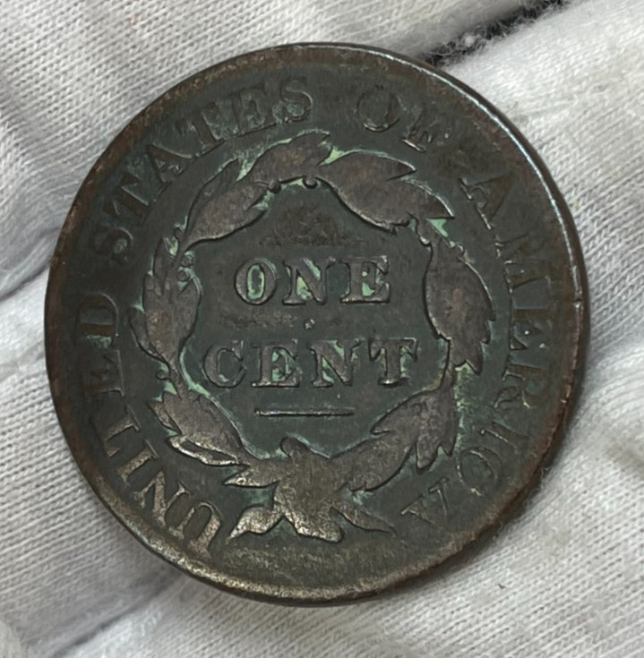 1827 US One Large Cent Coin