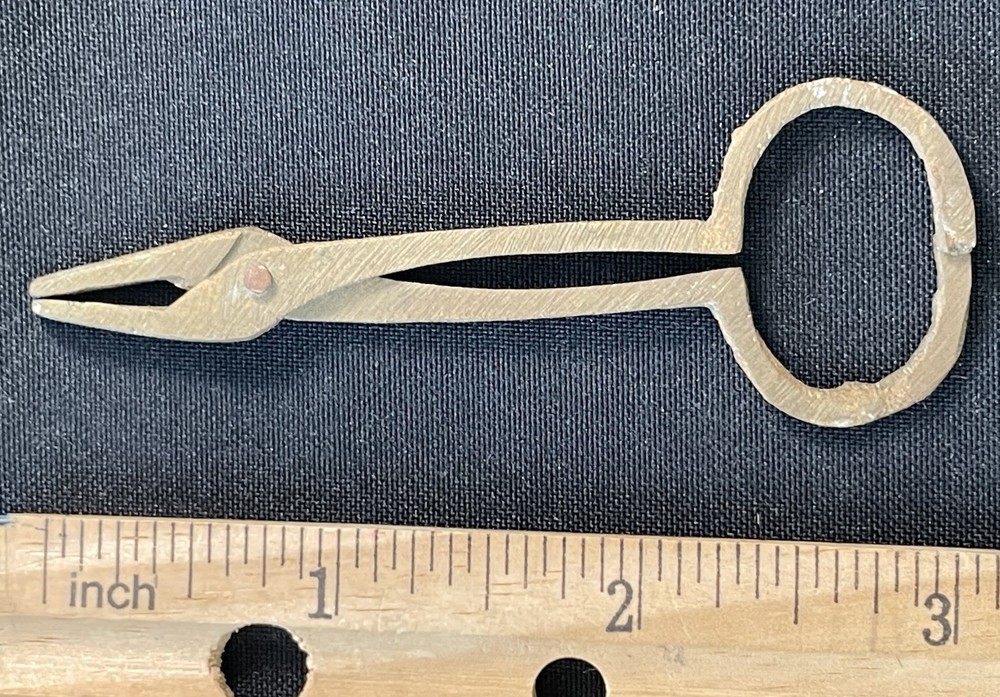 Vintage Middle Eastern Brass Mini Tool Set 1940s