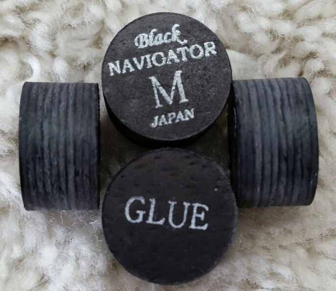 FREE SAME DAY SHIPPING (1) Navigator Black MEDIUM Pool Cue Tip