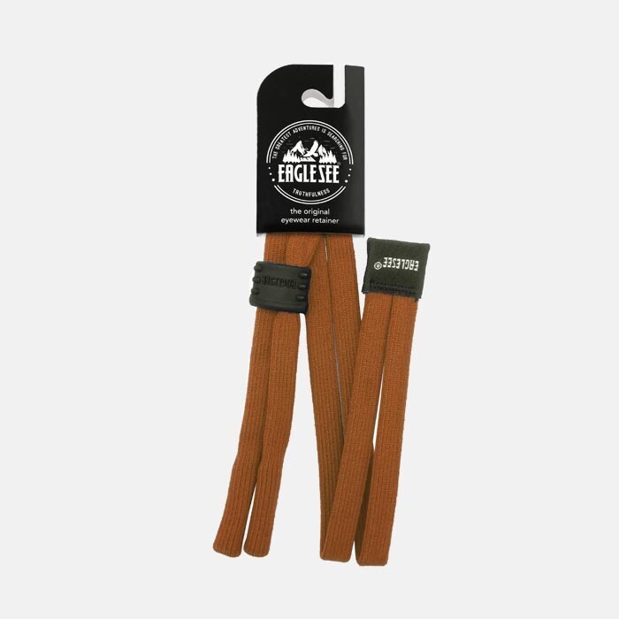 Sunglass retainer / Strap for Sunglasses | Simple Brown Stretch