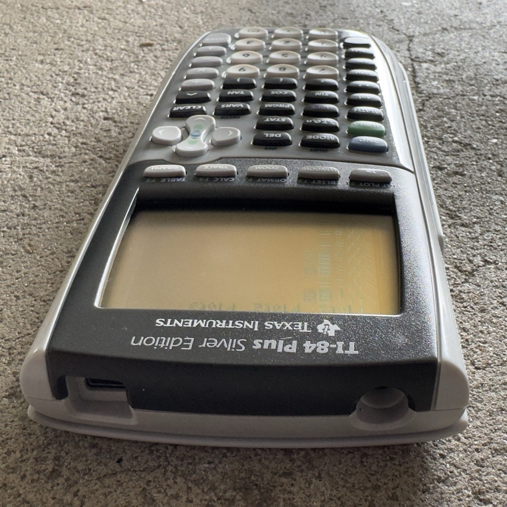 Texas Instruments TI-84 Plus Silver Edition Graphing Calculator Silver TESTED