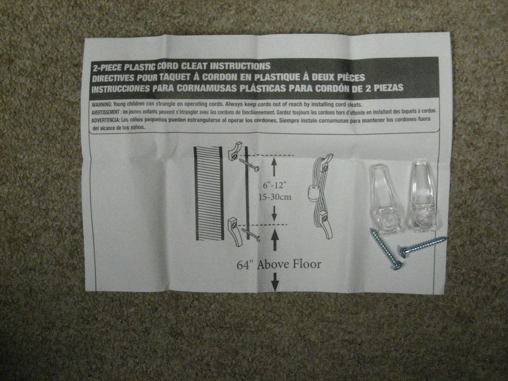 Plastic Cord Cleats (1207)
