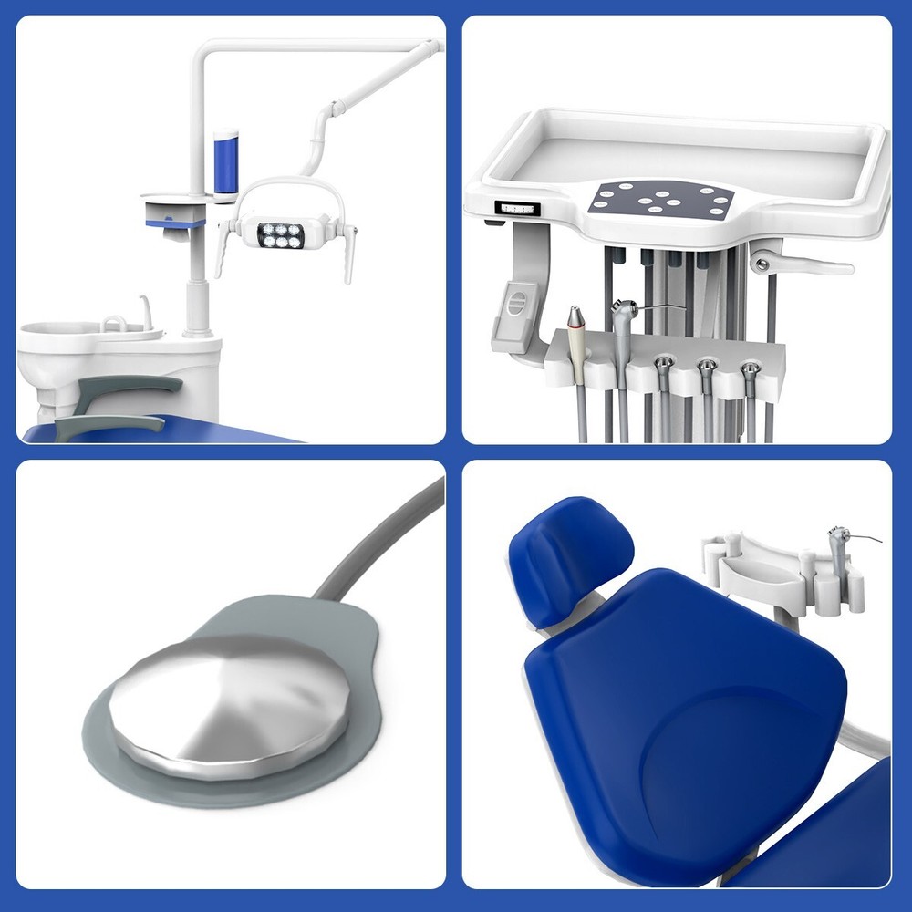 Dental Unit Surgery Chair Unit Computer Controlled DC Motor with Doctor's Stool