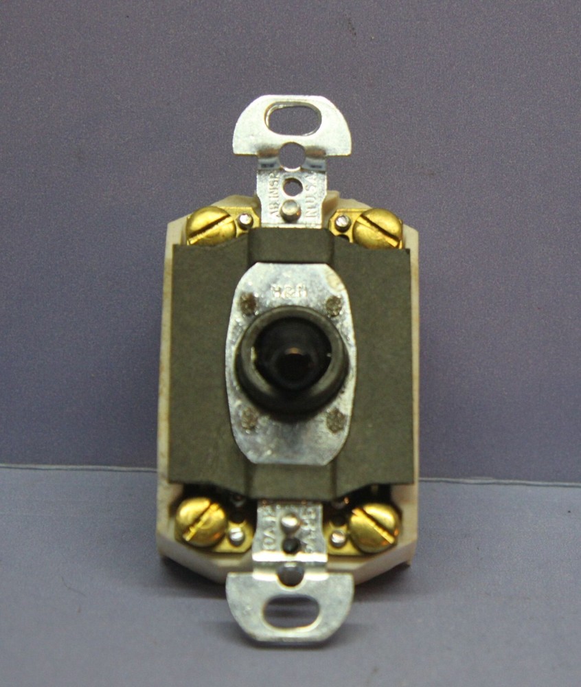 ⚡ Vintage Toggle Bat Stick Handle Switch, Double-Pole Double-Throw DPDT A-H&H