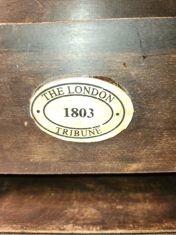 VINTAGE SOLID WOODEN LETTER HOLDER FOR MAIL