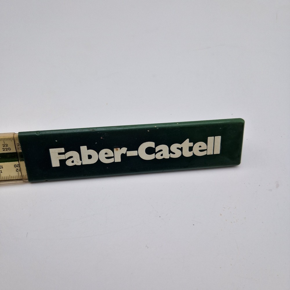 Vintage Faber-Castell Triangular Engineering / Construction Drawing Ruler