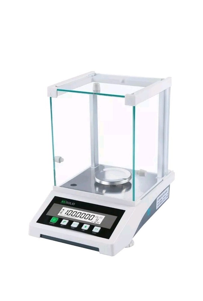 U.S. Solid Analytical Balance 120 x 0.001 g 1mg Electronic Precision Scale