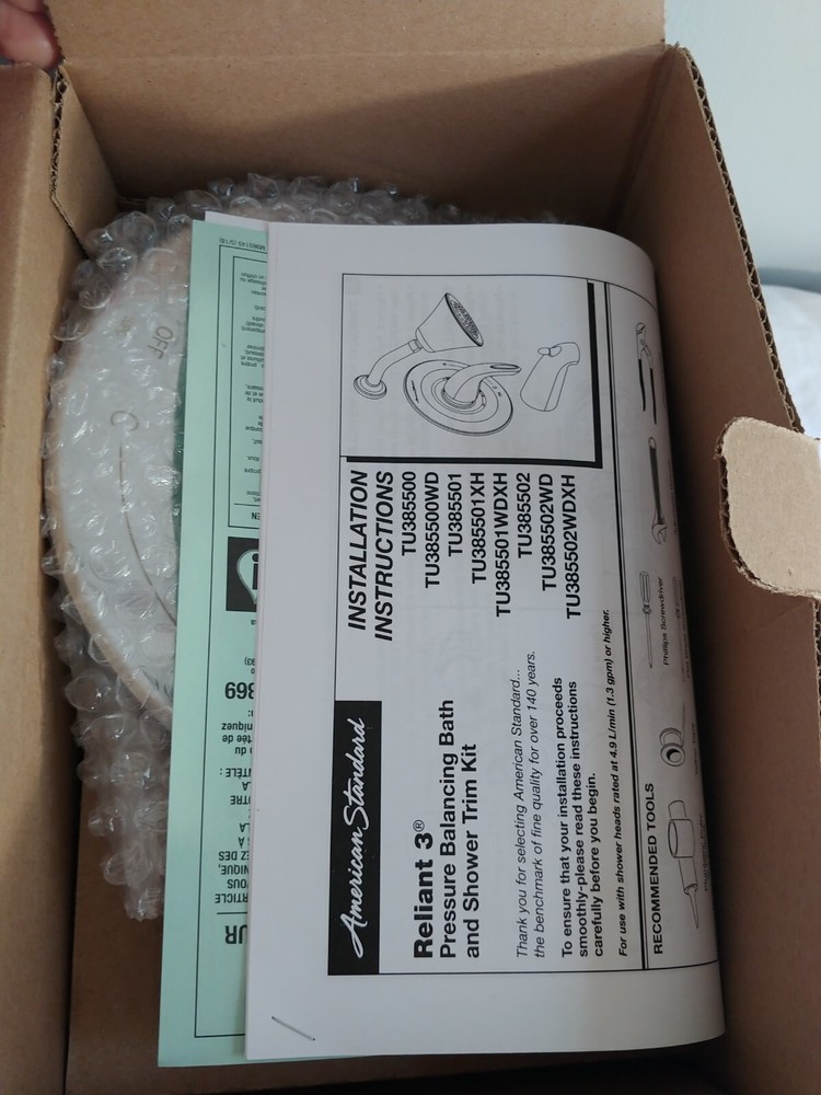 American Standard TU385500.002 Reliant 3 Single Function Pressure - Chrome