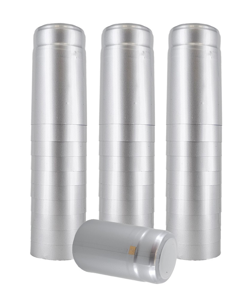 Home Brew Ohio Silver PVC Shrink Capsules 30 count