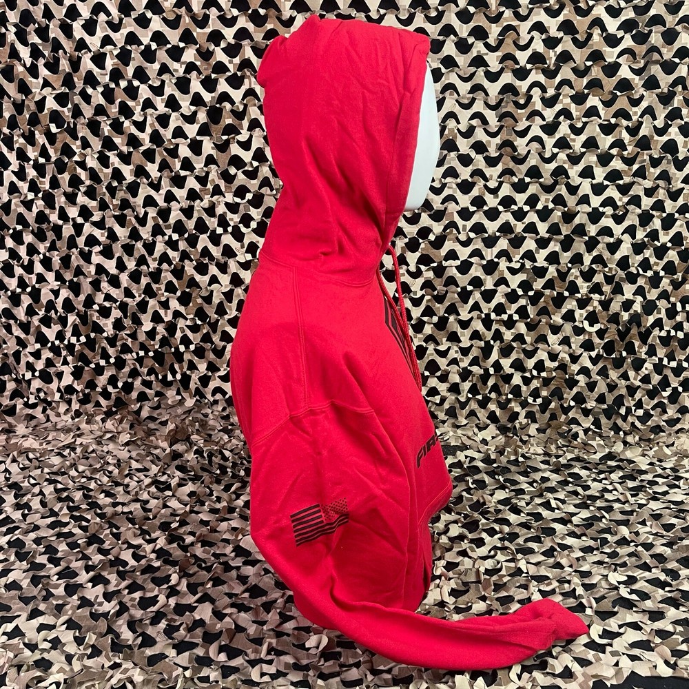 NEW First Strike Pull Over Hooded Sweatshirt - Red - X-Large