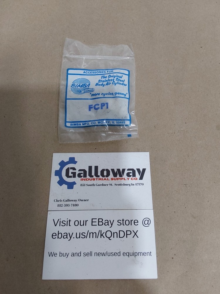 NEW BIMBA FCP-1 FCP1 FLOW CONTROL VALVE