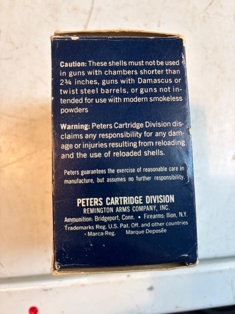 Victor Peters 12 Kleanbore Power Piston Box $1 ship