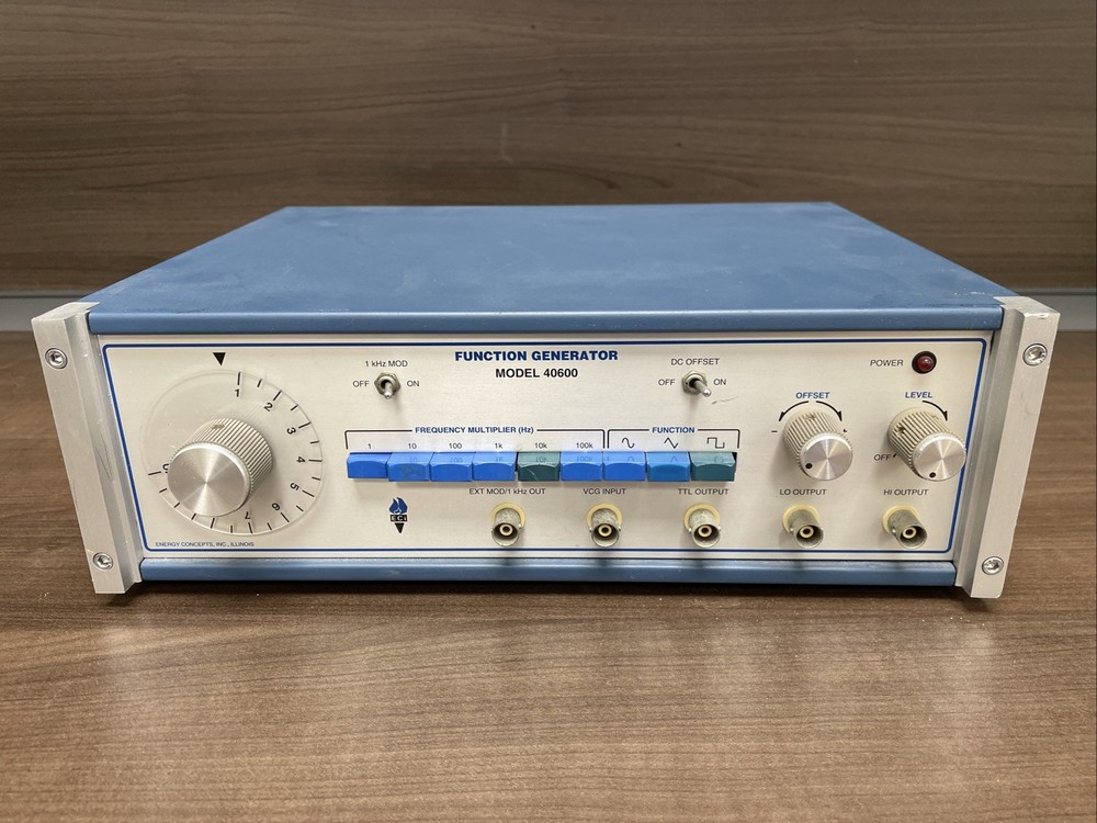ENERGY CONCEPTS INC. ECI MODEL 40600 Function Generator