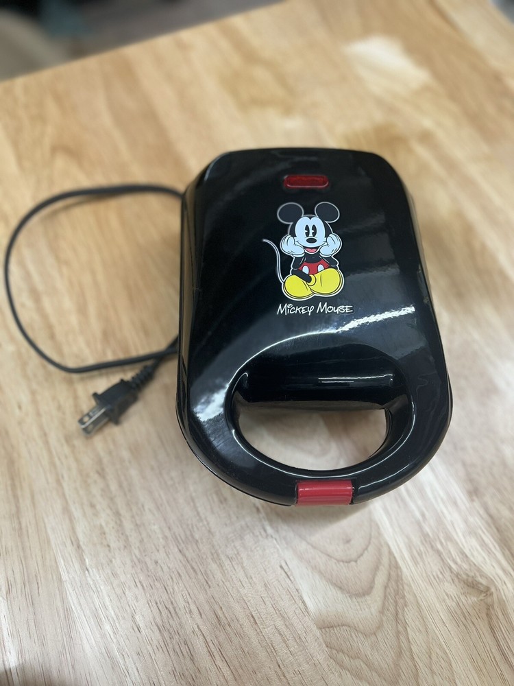 Mickey Mouse Mini Waffle Maker Non Stick Electric Kitchen Cooker Breakfast Baker
