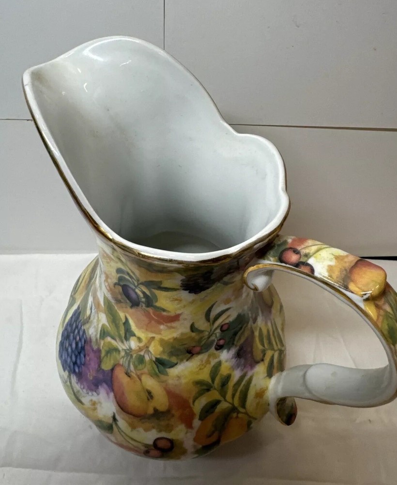 Royal Danube Pitcher ~ Fruit and Berries ~ Serveware ~ Home Decor