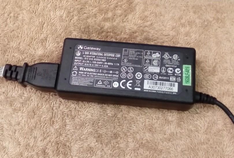 GATEWAY AC 0335A1965 AC ADAPTER