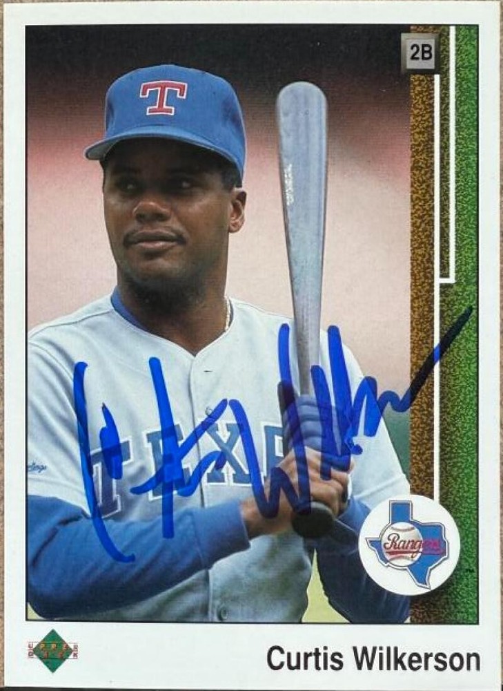 Curtis Wilkerson Autographed 1989 Upper Deck #465