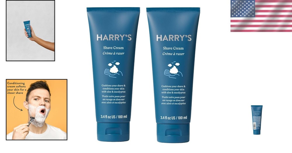 Men's Shaving Cream 2-Pack - Eucalyptus & Aloe Vera