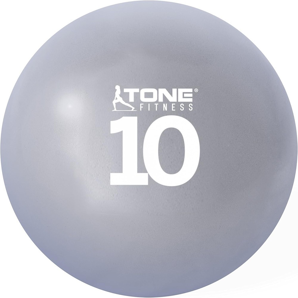 Versatile Soft Weighted Toning Ball - 10 Lbs for Strength and Core Training