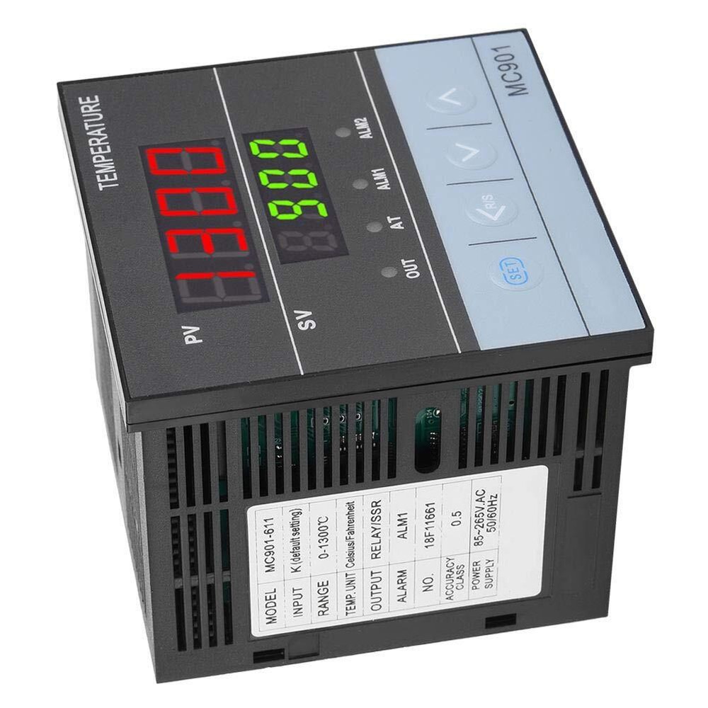 PID Temperature Controller Dual Digital Display K MC901 Digital Programmable...