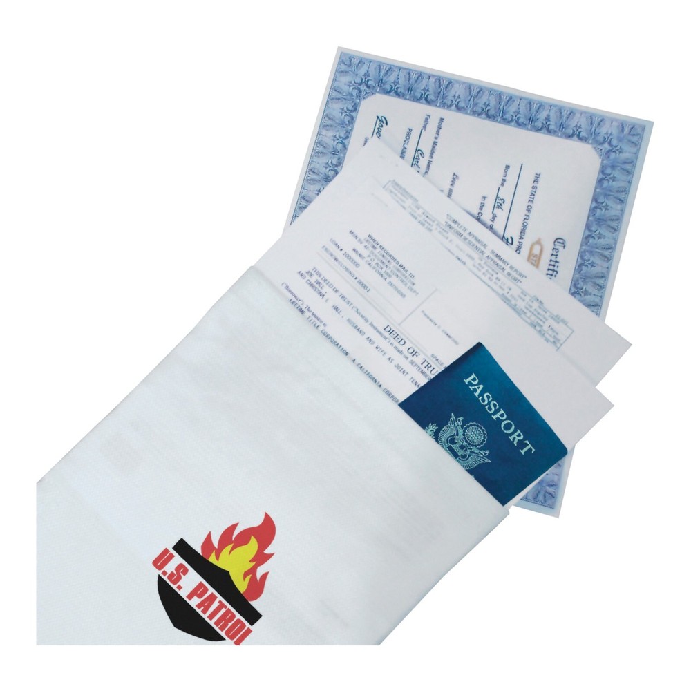 Document Bag Fire Resistant Keeps Valuables Safe Deeds Passport File Photos ID