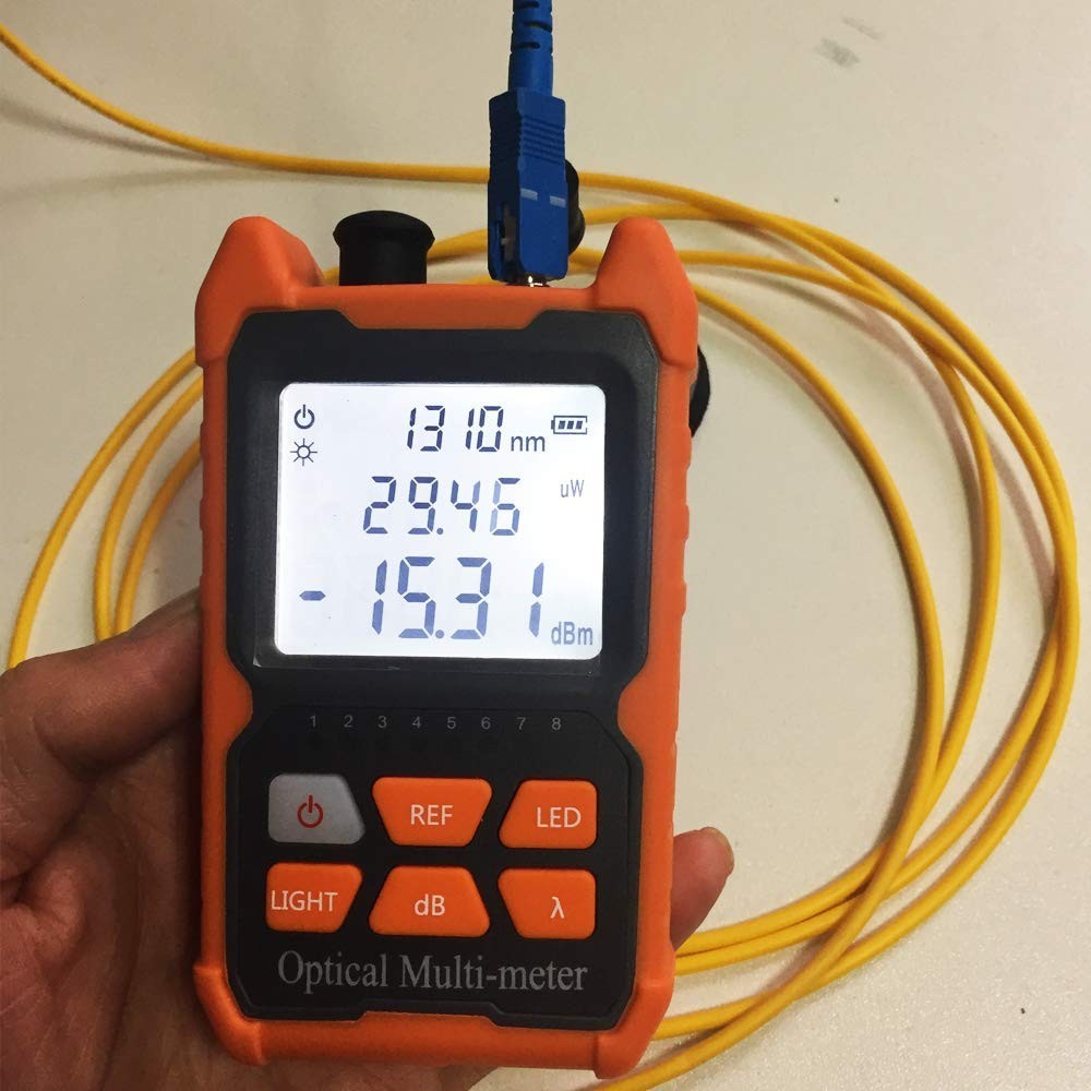 Optical Power Meter with Multi-Wavelength Support and Easy Calibration Features