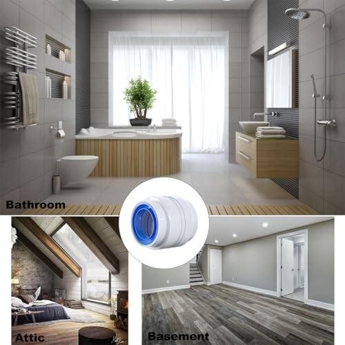 3'' 4'' Backdraft Damper Duct Draft Stopper Draft Blocker, One Way Airflow