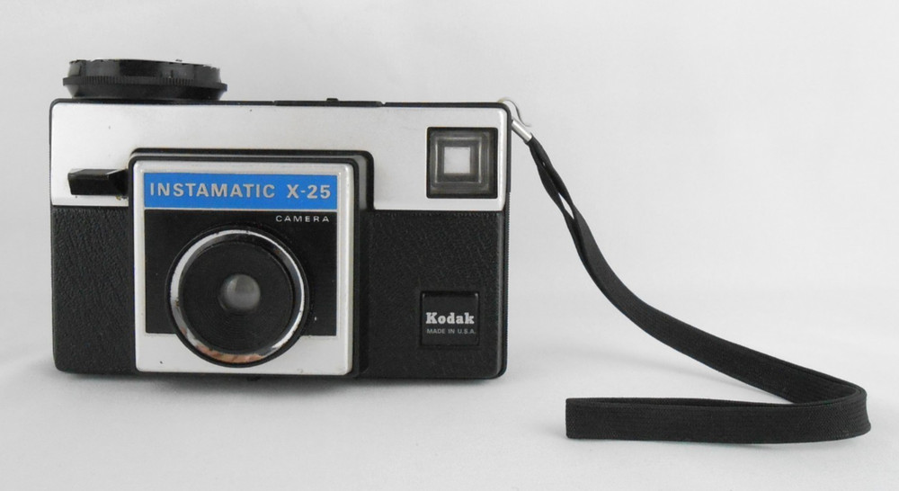 Kodak Instamatic X-25 Vintage Camera with Strap