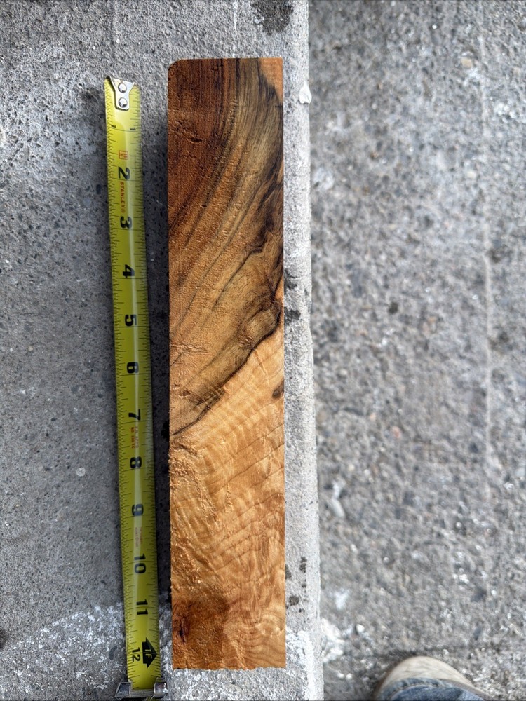 English Walnut Handle Blank Billet Figured A15