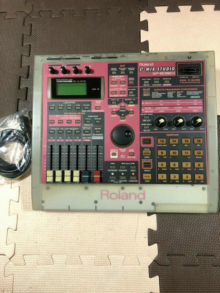 USED ROLAND SP-808EX e-MIX STUDIO Groove Sampling Machine Multitrack Recorder