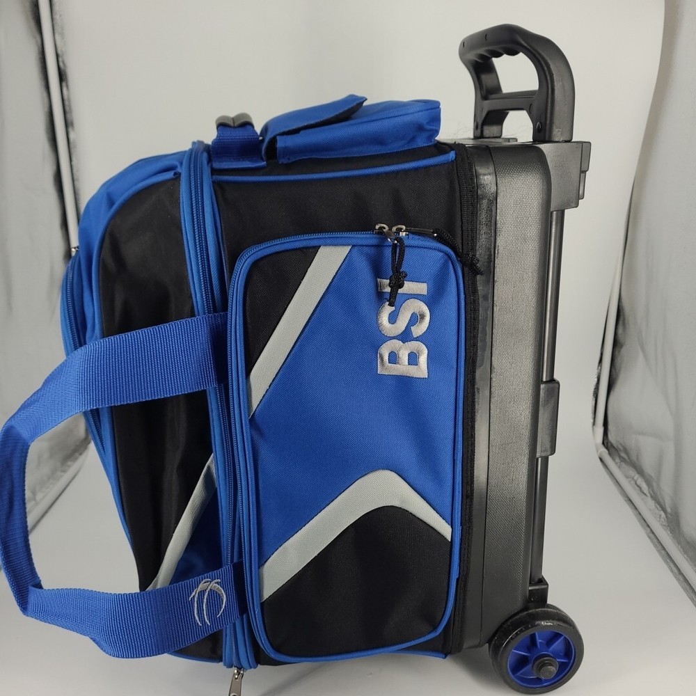 BSI Dash 2 Ball Roller Bowling Bag Blue and Black