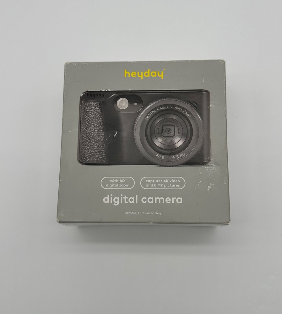 4K Digital Camera w LED Video Light Vlogging Starter Kit Basic Content Setup