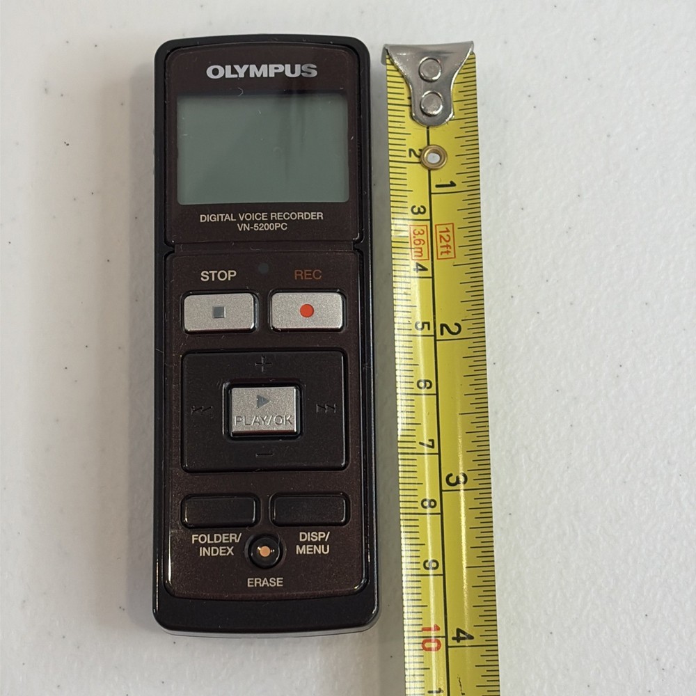 Olympus VN-5200 PC Digital Voice Recorder 512 MB USB Tested Working
