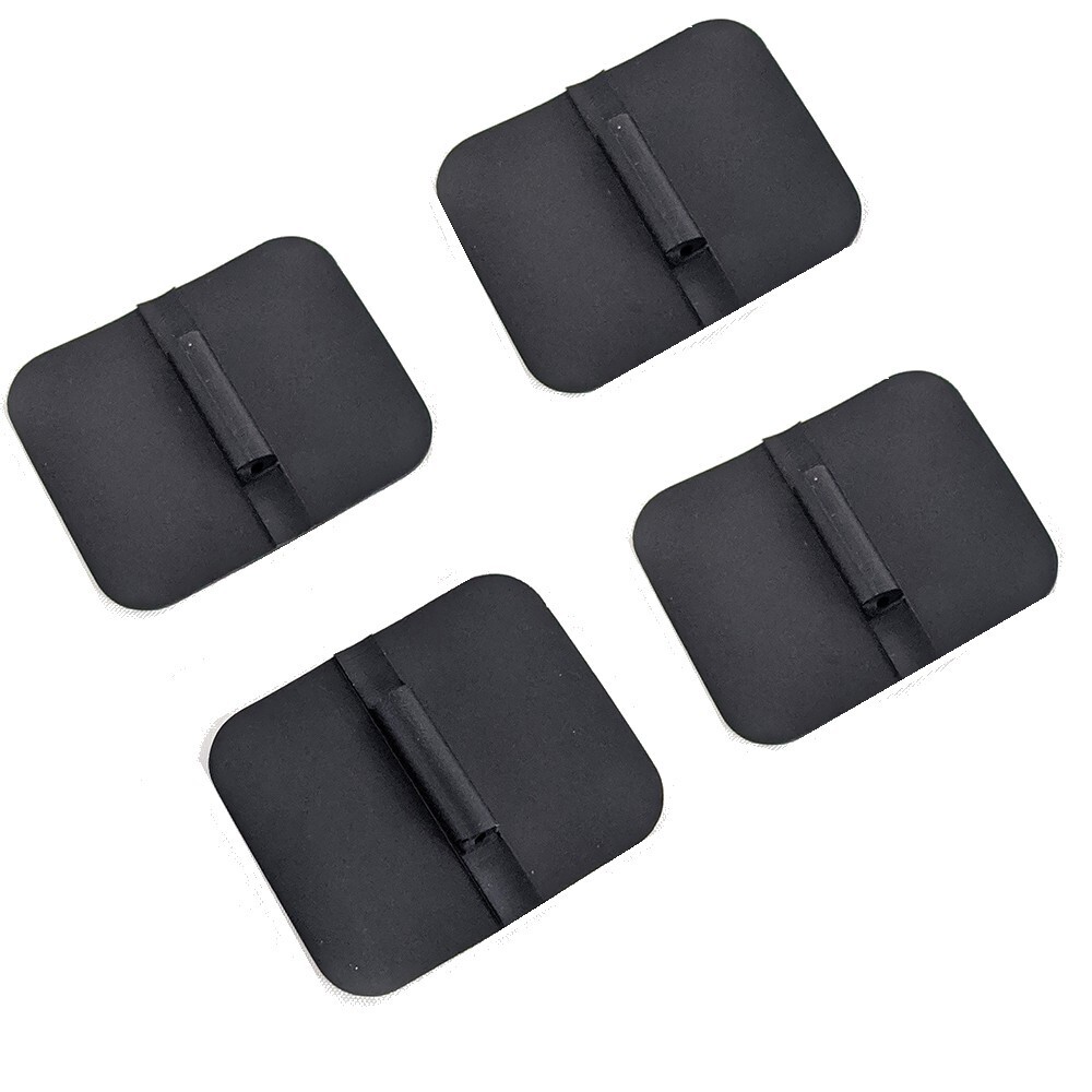 1.75" square Carbon Electrodes without gel - 4/pack