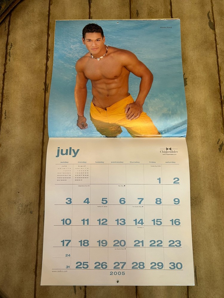 Chippendales 2005 Calandar Great Shape