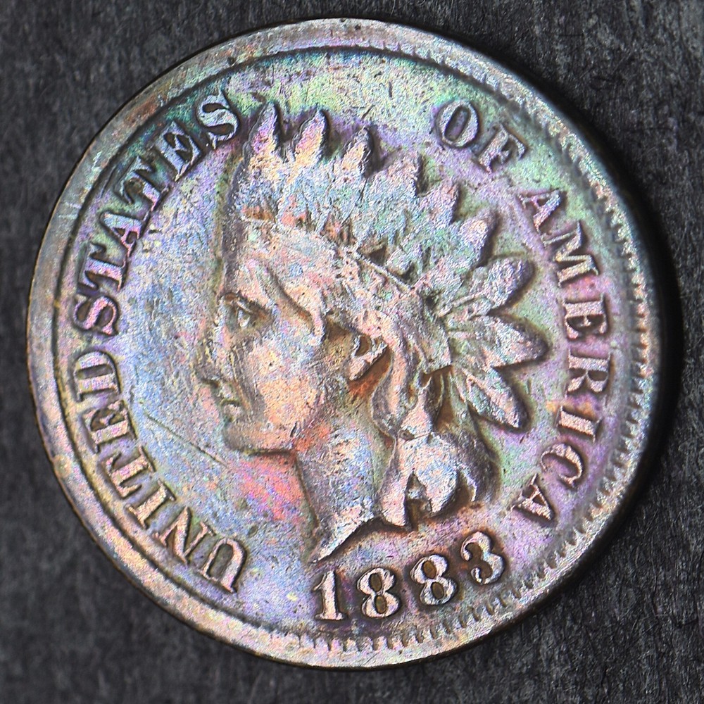 1883 "Toned" Indian Head Cent 1C - COINGIANTS -