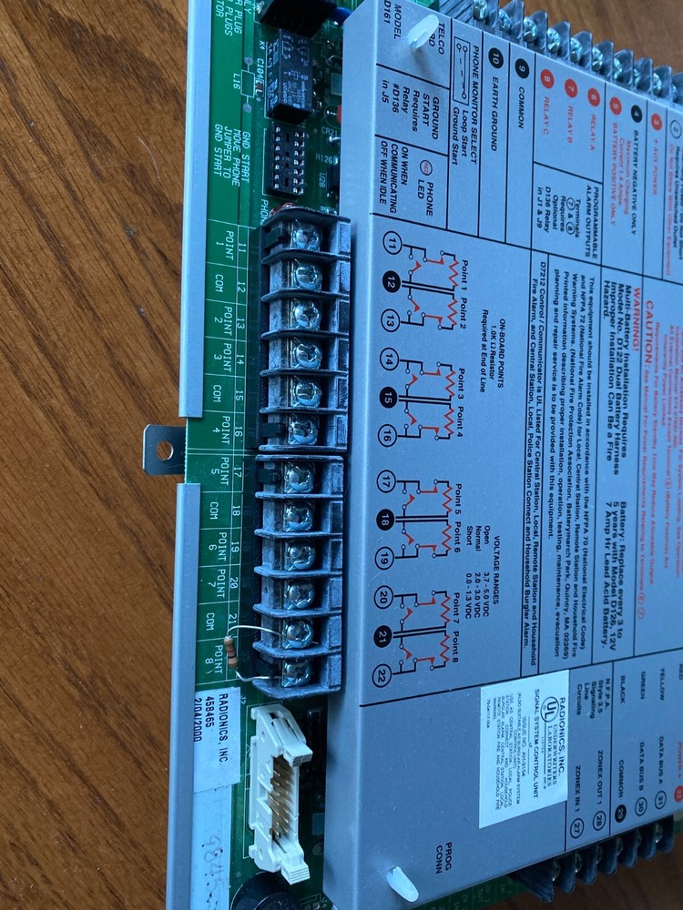 Radionics D7212 Digital Alarm Communicator Transmitter