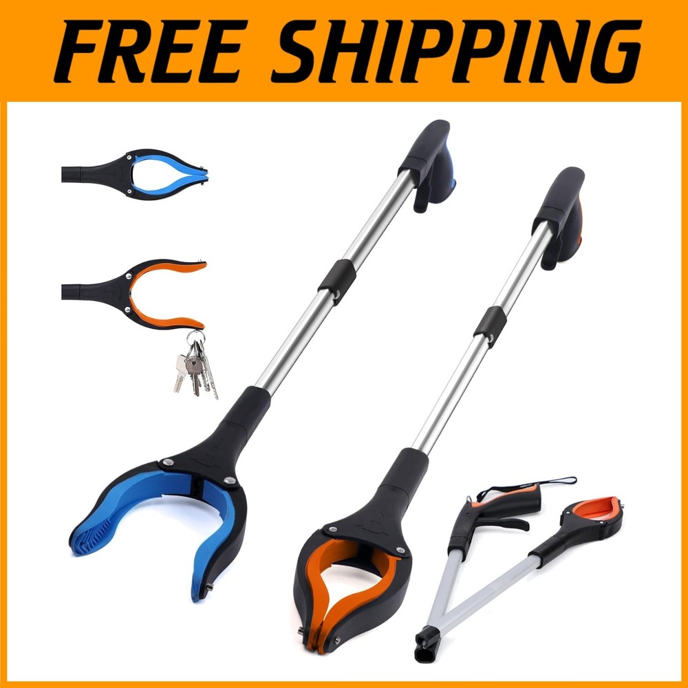 2-Pack 32" Grabber Reacher Tool Set