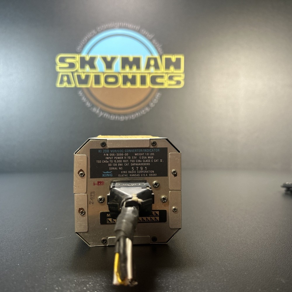 King KI 208 VOR/LOC Indicator - Unknown Condition