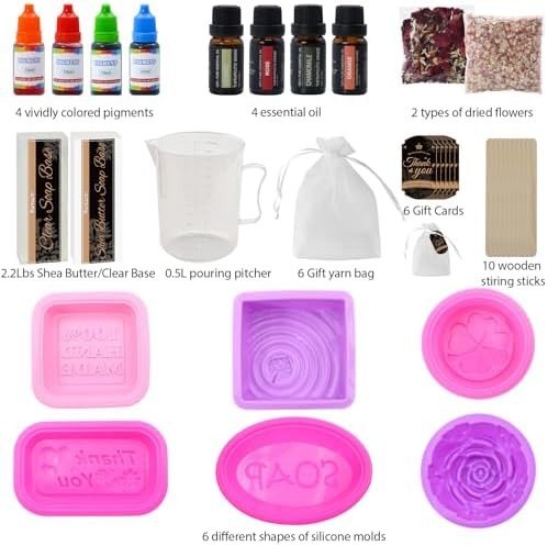 Soap Making Kit with Molds