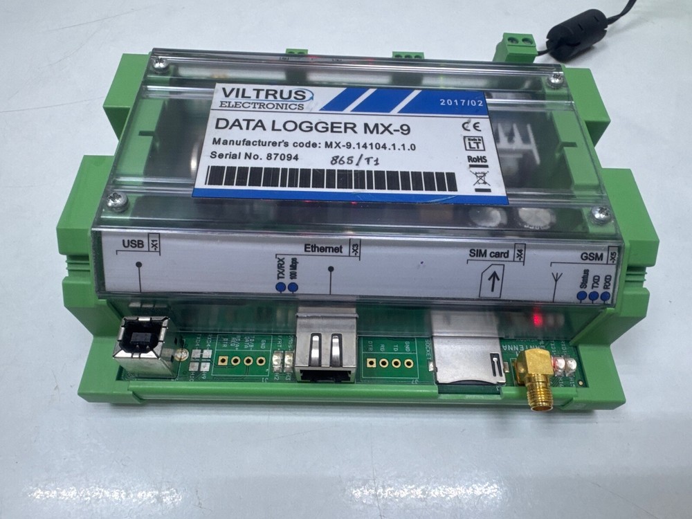 VILTRUS ELECTRONICS MBUS DATA LOGGER MX-9 (9-36VDC) with adapter