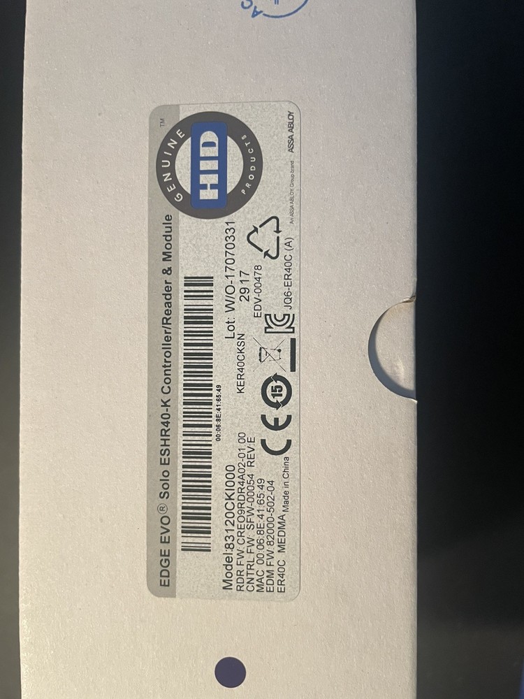 HID ESHR40-K Controller/Reader Module Model:83120CK1000 NEW