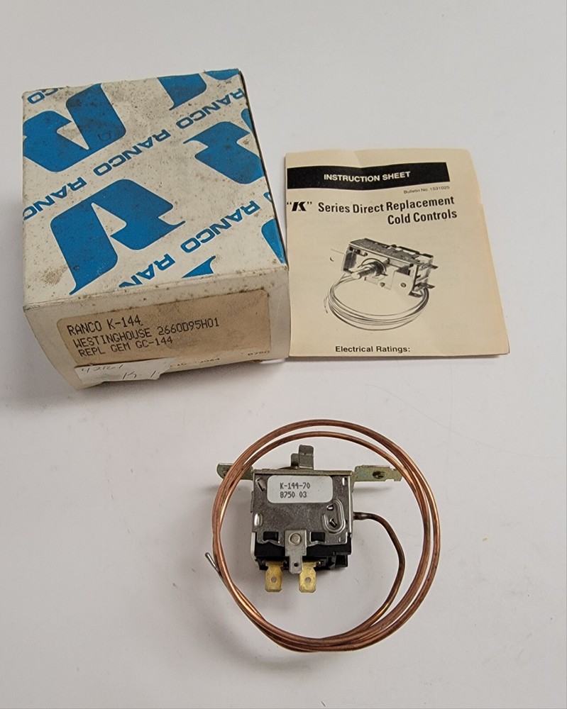 RANCO K-144 COLD CONTROL. WESTINGHOUSE 2660D95H01.