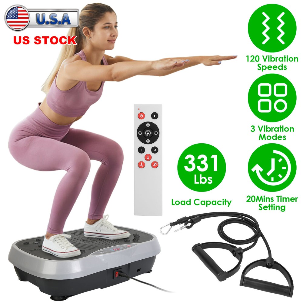 Vibration Exercise Machine for Lymphatic Drainage 331LB Adjustable SPD