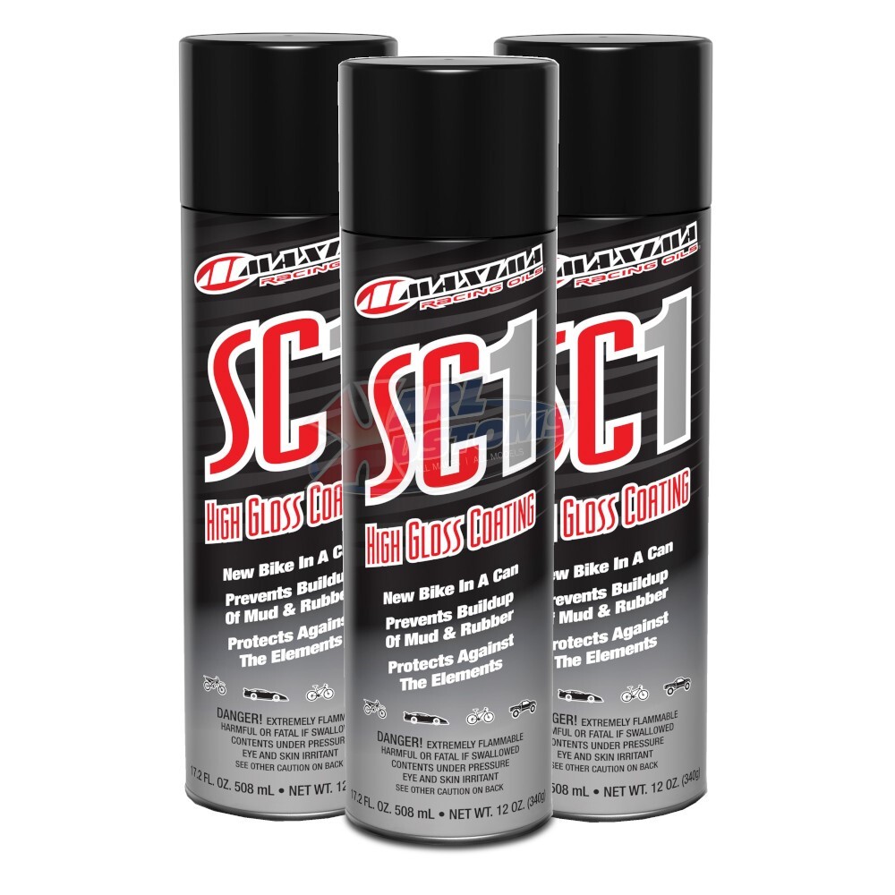 Maxima 78920 SC1 High Gloss Coating Mud Release Protectant Spray Pack of 3